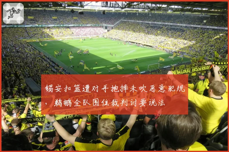 锡安扣篮遭对手抱摔未吹恶意犯规，鹈鹕全队围住裁判讨要说法